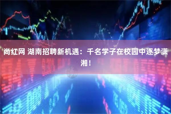 尚红网 湖南招聘新机遇：千名学子在校园中逐梦潇湘！